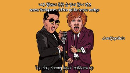 PSY - SING (PSYmix) (with Ed Sheeran) [English subs + Romanization + Hangul] HD