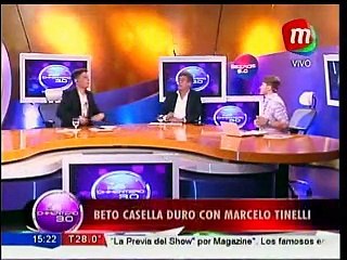 Beto Casella duro con Tinelli
