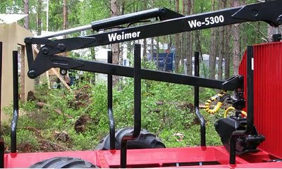 naviják za traktor do lesa