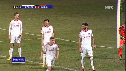 Zagreb - Hajduk 1-2, izvješće (HR kup), 02.12.2015. HD