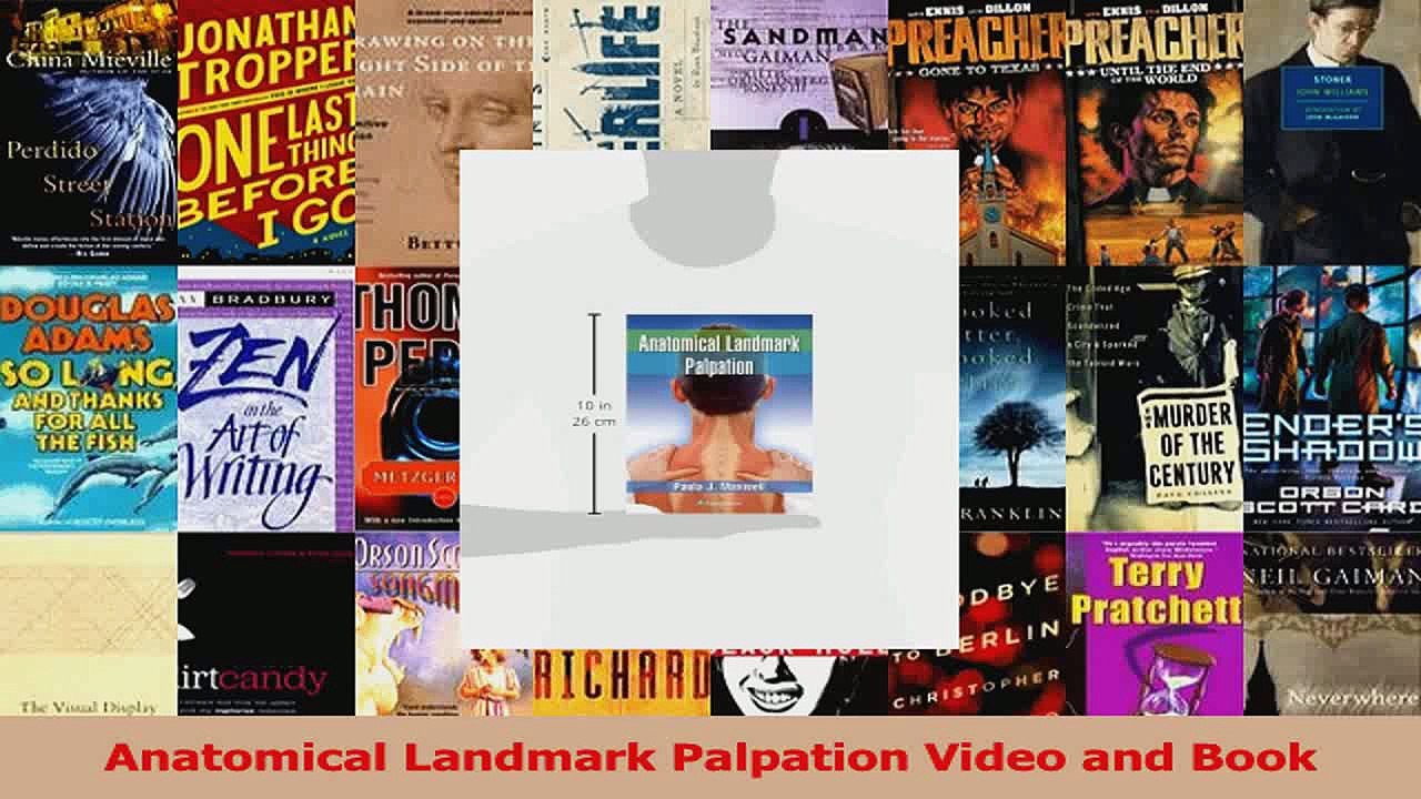Anatomical Landmark Palpation Video and Book Download