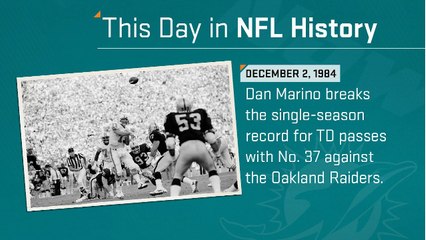 Dan Marino breaks single-season TD pass record I This Day in NFL History