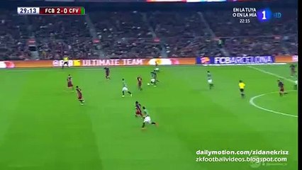 2-1 Juanfran Fantastic Goal - FC Barcelona v. Villanovense 02.12.2015 HD