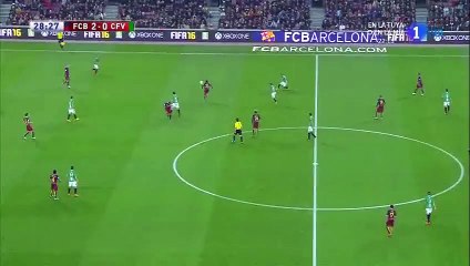 Juanfran Goal - Barcelona 2-1 Villanovense - 02-12-2015 Copa del Rey