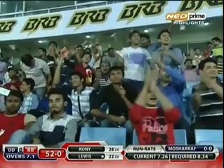 Evin Lewis 101 Runs in 65 Balls in BPL 2015