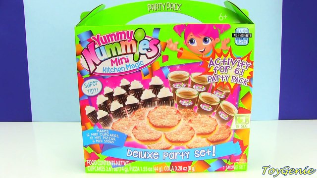 Yummy Nummies Deluxe Pizza Party Set with Cupcakes and Soda