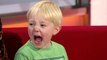 Kid laughs uncontrollably during live TV interview