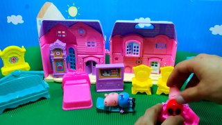 Peppa Pig english episodes Surprise eggs peppa pig and Toys