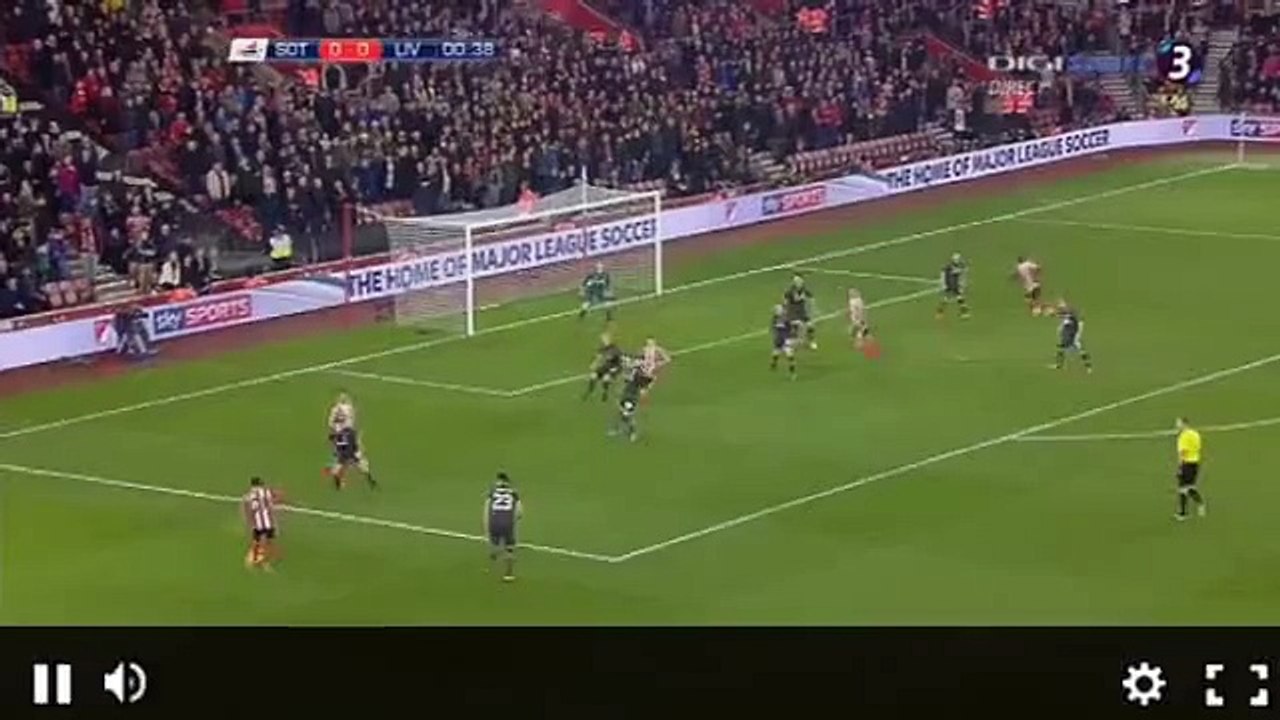 Sadio Mane Goal 1-0 HD - Southampton vs t Liverpool - Capital One 02.12.2015