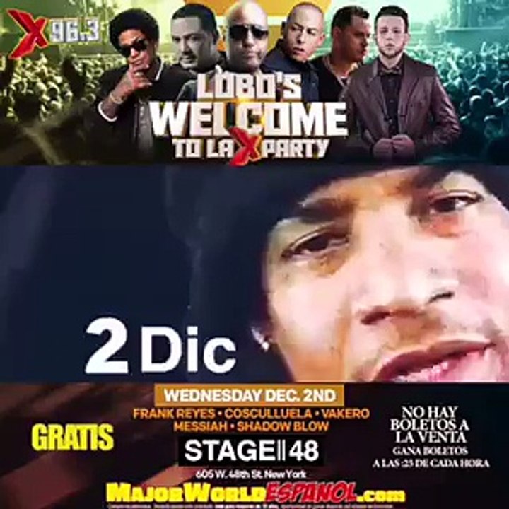 Vakero se une al party para darle la bienvenida a DJ Lobo a la X.96.3 en el Lobo's Welcome to La X Party este miércoles 2 de diciembre en Stage 48