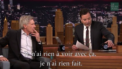 Télécharger la video: Harrison Ford donne les détails de sa blessure sur Star Wars 7 et se moque de J.J Abrams au passage