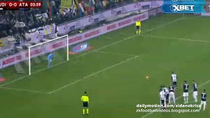 1-0 Antonio Di Natale Penalty Goal - Udinese v. Atalanta 02.12.2015 HD
