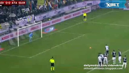 1-0 Antonio Di Natale Goal - Udinese v. Atalanta 02.12.2015 HD
