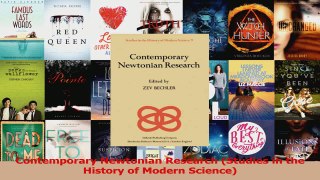Download  Contemporary Newtonian Research Studies in the History of Modern Science PDF Online