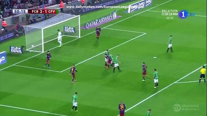 Munir El Haddadi 4:1 | Barcelona - Villanovense 02.12.2015 HD
