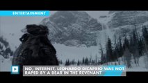 No, Internet, Leonardo DiCaprio Was Not Raped By A Bear In The Revenant