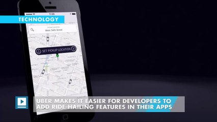 Uber makes it easier for developers to add ride-hailing features in their apps
