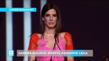 Sandra Bullock adopts daughter Laila