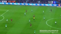 Munir El Haddadi 6-1 Second Goal, Sandro Fantastic Backheel Assist - FC Barcelona v. Villanovense 02.12.2015 HD