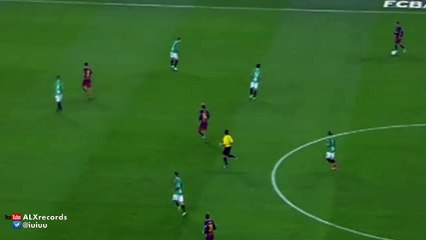 Munir El Haddadi Second Goal Barcelona 6 - 1 Villanovense 2015