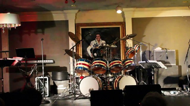 Franz Goovaerts talking about an Elvis song on stage Elvis Week 2013 video