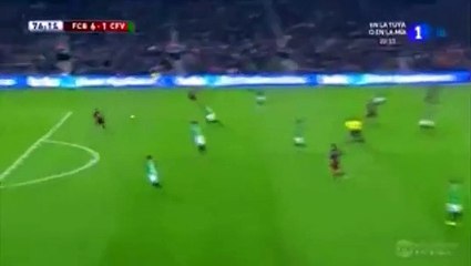 Munir El Haddadi Goal - Barcelona 6 - 1 Villanovense - Copa del Rey - 02_12_2015