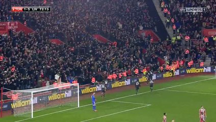 Jordon Ibe Goal - Southampton 1-5 Liverpool - 02-12-2015 Capital One Cup