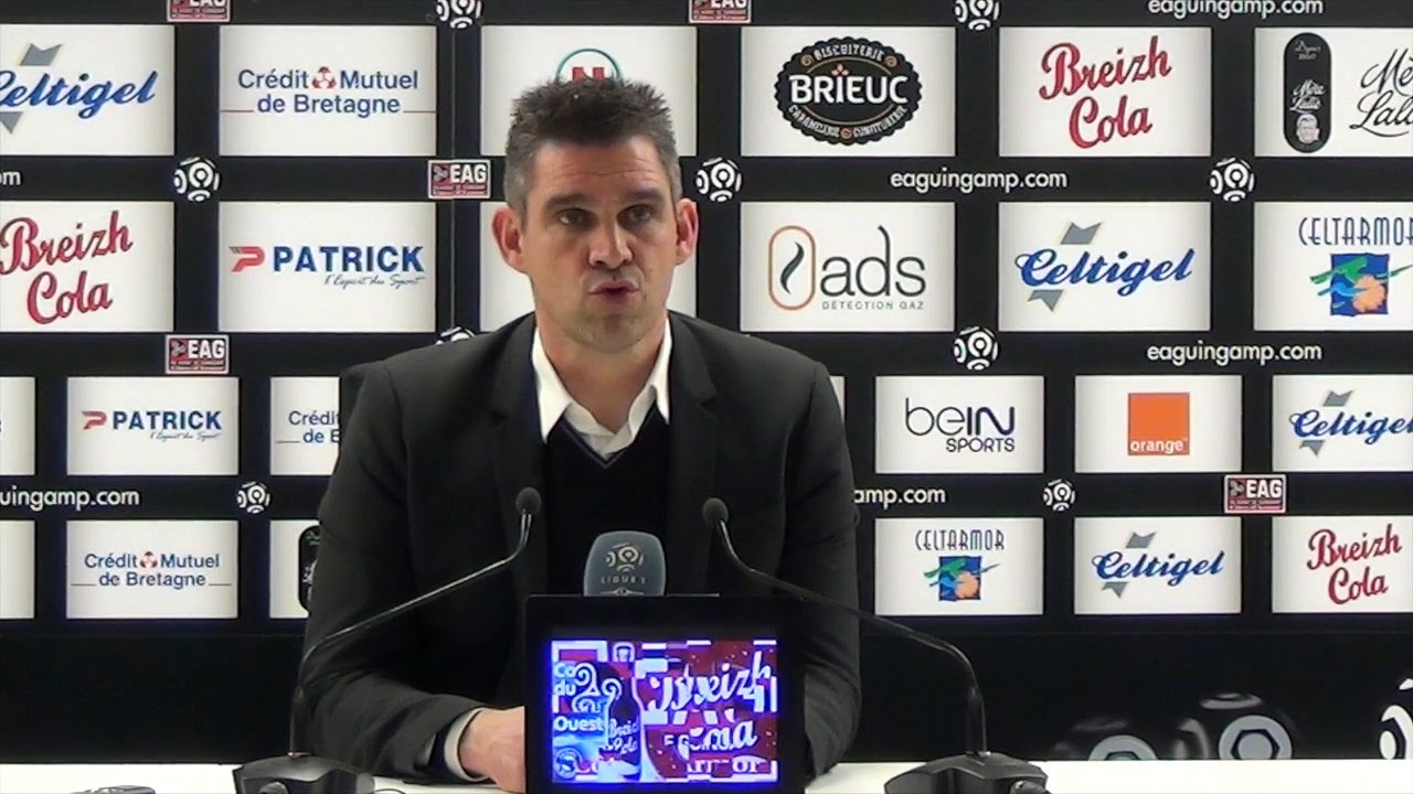 Conférence de presse de Jocelyn Gourvennec après EAG-REIMS