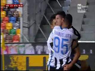 Stipe Perica Goal - Udinese 2-1 Atalanta - 02-12-2015 Coppa Italia