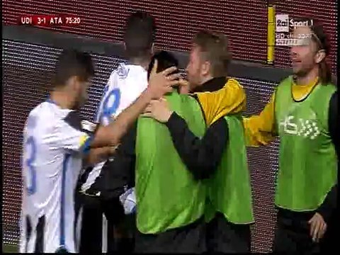 Di Natale Goal - Udinese 3-1 Atalanta - 02-12-2015 Coppa Italia