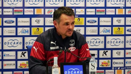 Bastia 1-0 Bordeaux : Conf. d'après-match de W. Sagnol