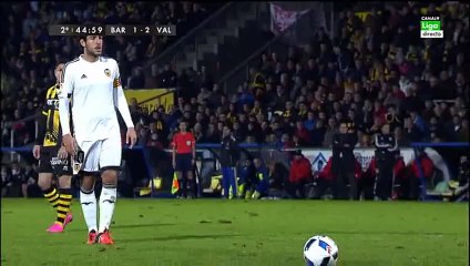 Parejo Goal - Barakaldo 1-3 Valencia - 02-12-2015