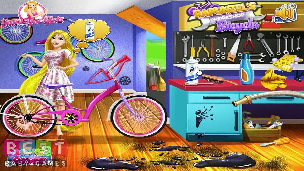 ღ Princess Rapunzel's Workshop Bicycle