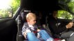 A reacção de um miudo de 19 meses ao andar pela primeira vez no SUPRA do pai com 600CV