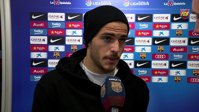 Sandro, Aitor and Masip reaction to win over Villanovense