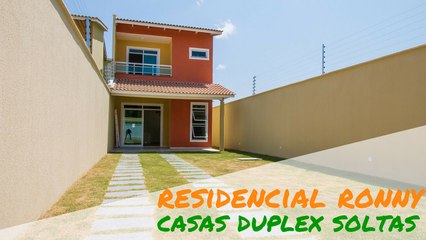 RESIDENCIAL RONNY - CASAS DUPLEX SOLTAS NO EUSEBIO CEARA-HD
