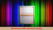 Read  Interviews with American Artists Ebook Free