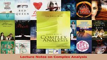 Read  Lecture Notes on Complex Analysis PDF Online