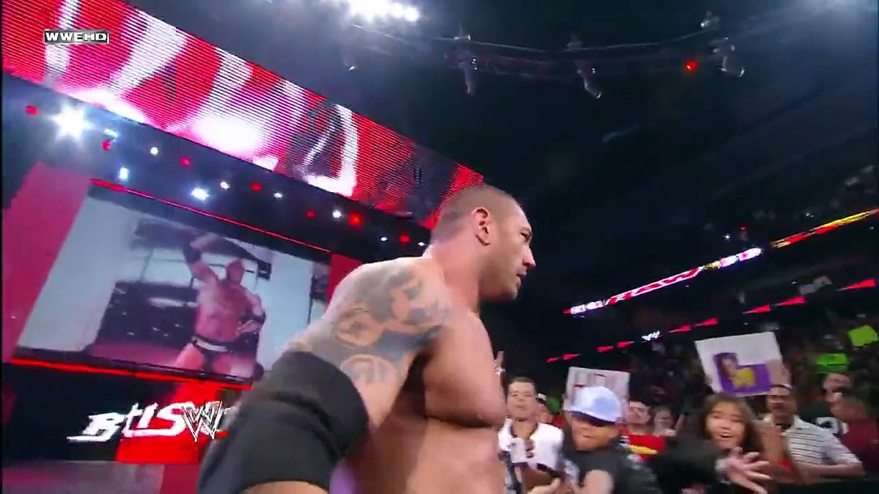 W.W.E ENTERTAINMENT-FULL-LENGTH MATCH  - Batista vs. Shawn Michaels - Lumberjack Match-WRESTLE MANIA