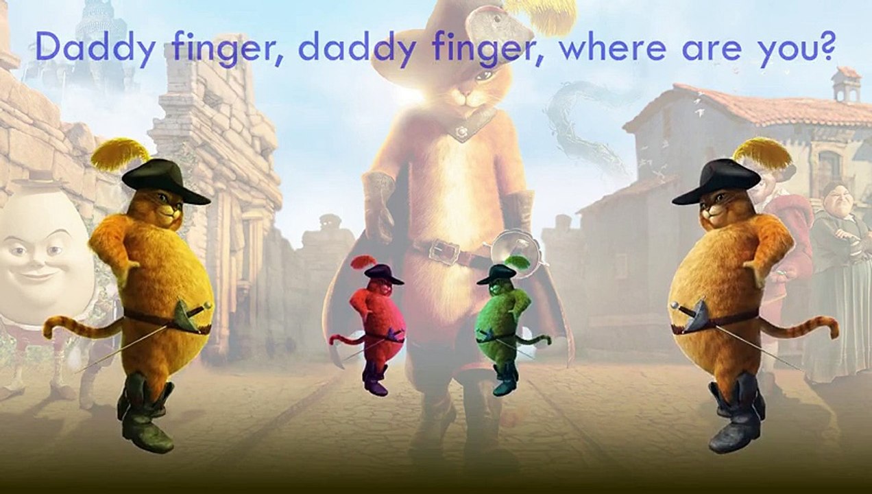 Shrek 2 Finger Family/Nursery Rhymes Lyrics [Dancing Kids TV]
