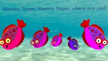 Fish Finger Family Song Fry Daddy Finger Fingerling Nursery Rhymes Full animated cartoon e