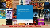 Read  Computational Methods for General Sparse Matrices Mathematics and Its Applications Ebook Free