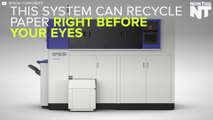This System Turns Used Paper Into Clean Paper