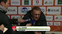 Réaction d'Alex Dupont après Stade Lavallois - Stade Brestois 29