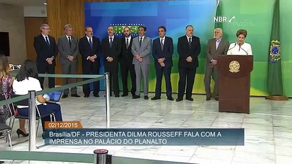 Pronunciamento de Dilma Rousseff sobre impeachment - 02/12/15