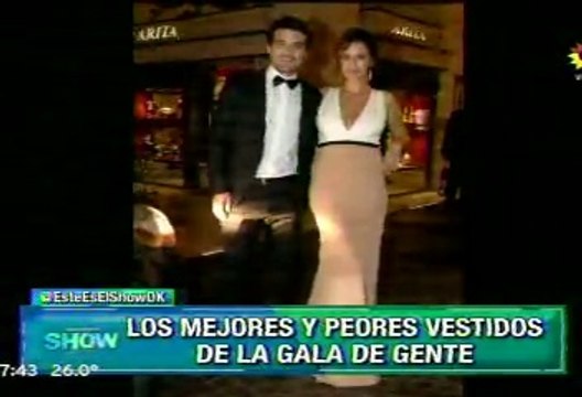 Paula en Este es el Show 4 (look de Paula) - 02 de Diciembre