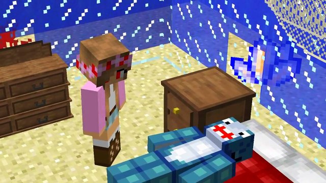 Minecraft-Little Carly Adventures-EVIL LITTLE KELLY CLONES SHARKY w/Little Kelly