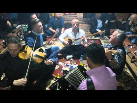 Ali e Luan Zogiani e Vesad Mjeku me grup Fushat e Kosoves.