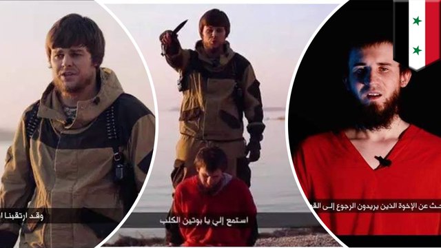 ISIS video: footage released shows beheading of alleged Russian spy