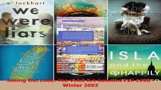 Read  Seeing Out Loud The Voice Art Columns Fall 1998  Winter 2003 Ebook Free